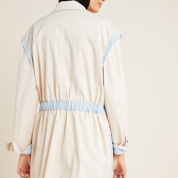 Anthropologie Catelyn Colorblocked Utility Anorak Jacket, Size Medium - Picture 2 of 14